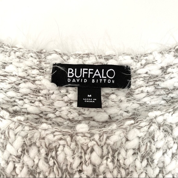 Grey-White Knit Sweater - Picture 2 of 4